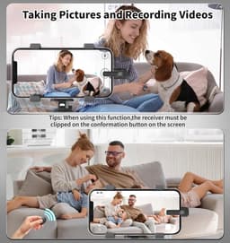 KZQ E-reader-pagina-omdraaier — Draadloze pagina-omdraaier — Afstandsbediening voor camera/camcorder — Compatibel met iPad, tablets en mobiele telefoons — Zwart — thumbnail 6