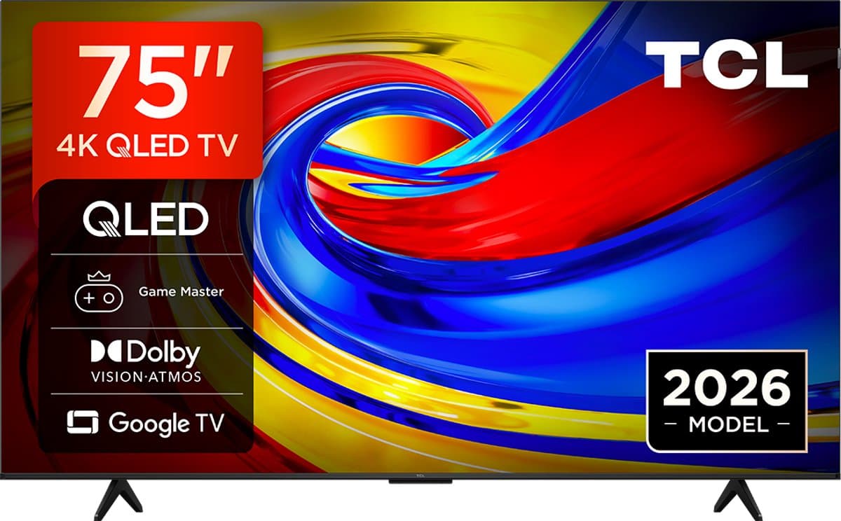 TCL 75P79L - 75 inch - 4K QLED - 2026 - Smart TV — afbeelding 1