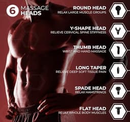 Massage Gun Professioneel - Massage Apparaat - Theragun hersteltool — thumbnail 5
