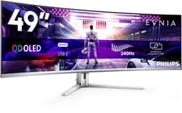 Philips Evnia 49M2C8900 - Ultrawide QD OLED Curved Gaming Monitor - Ambiglow - USB-C 90w - 240hz - 49 inch — thumbnail 8