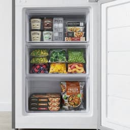 Heinner HC-HM262INVXD Koel-vriescombinatie – 262 L – Elektronische Temperatuurregeling – LED-verlichting – Omkeerbare Deur – RVS – 5 Jaar Garantie — thumbnail 7