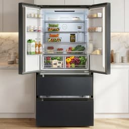 Heinner HCFD-M516INVHDXE++ French Door Amerikaanse Koelkast – 516 L – No Frost – LED Touch Display – InoxCool & ADT Fresh System – Donker RVS – 5 Jaar Garantie — thumbnail 8
