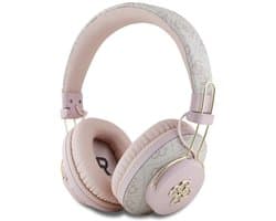 Guess Bluetooth ENC Series - Draadloze Koptelefoon - Ruisonderdrukking - Roze - 4G Logo