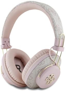 Guess Bluetooth ENC Series - Draadloze Koptelefoon - Ruisonderdrukking - Roze - 4G Logo — thumbnail 1