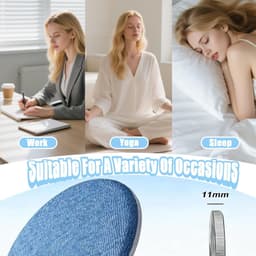JeiibrZui Slaap Speaker Kussen - Draagbare Bluetooth Luidspreker Met Timer - Witte Ruis Voor Diepe Slaap - Compact Ontwerp - Zwart — thumbnail 7