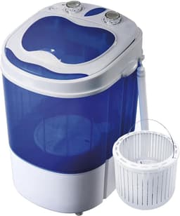 REN® Camping Wasmachine - Mini Wasmachine - Wasmachines - Capaciteit van Kleding 3 kg - Laag Water- en Energieverbruik - Wit - 36cm x 37cm x 53cm; 5 kg — thumbnail 1