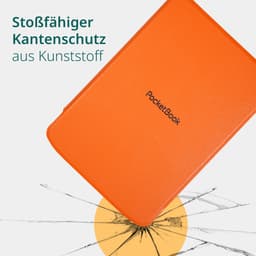 PocketBook Verse Pro Azure e-reader – Inclusief Oranje Hoesje (shell cover) – Voordeelbundel — thumbnail 2
