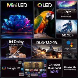 CHiQ M65QN9G - Smart TV 65 Inch - 4K Mini LED - QLED Smart TV - Google TV 5.0 - Dolby Vision — thumbnail 10