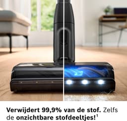 Bosch Unlimited 10 - Steelstofzuiger - Zuigmond met LED verlichting - 90° buigbare buis - draadloos en zonder zak - HEPA filter - BBS1041RBA — thumbnail 10