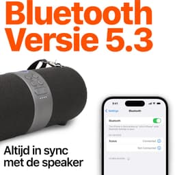 Xssive BSP05 Premium Bluetooth Speaker - 30W Vermogen - IPX6 Waterdicht - TWS Technologie - RGB Verlichting - Powerbank Functie - Zwart — thumbnail 4