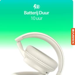 Draadloze Over-Ear Koptelefoon Bluetooth 5.4 | Hoofdtelefoon met Microfoon | 3 EQ-instellingen | 10 Uur Batterij | USB-C | Opvouwbaar Design | Noise Cancelling Microfoon — thumbnail 6