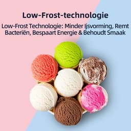 CHiQ CBM157LC - Koel-vriescombinatie - 157 Liter - Low Frost - Energielabel C - Hoogte 144 cm - 12 jaar garantie op compressor - 2025 Nieuw — thumbnail 12