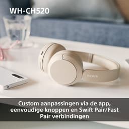 Sony WH-CH520 - Draadloze on-ear koptelefoon - Geel — thumbnail 7