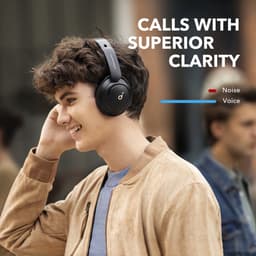 Soundcore by Anker Life Q30 Hybrid Active Noise Cancelling Headphones with Multiple Modes, Hi-Res Sound, 40H Playtime, Fast Charge, Soft Earcups, Bluetooth Headphones, Travel - Zwart — thumbnail 3