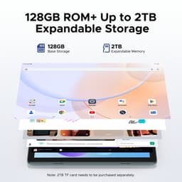 Doogee U10 - Tablet - Android15 - 16GB RAM + 128GB ROM (2TB TF) - 10 Inch IPS HD - 5060mAh - 2.0 GHz WIFI6 - 5060mah - 8mp+ 5mp - Paars — thumbnail 7
