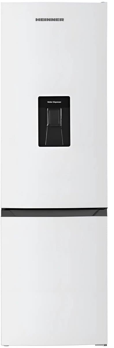 Heinner HC-HM260WDE++ Koel-vriescombinatie met Waterdispenser – 260 L – Elektronische Temperatuurregeling – Omkeerbare Deuren – Wit – 5 Jaar Garantie — afbeelding 1