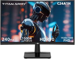 TITAN ARMY C24A1H R1500 16:9 VA FHD 240Hz Gaming monitors — thumbnail 1