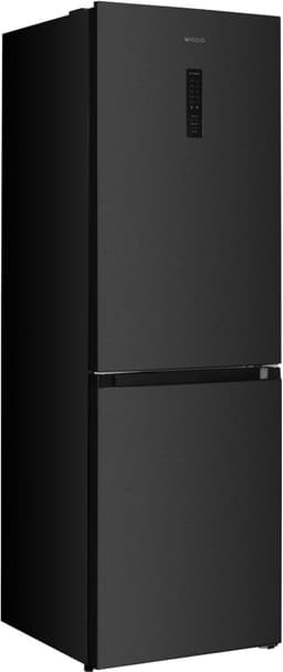 Wiggo WR‑CD18NFB(DX) – Koel‑Vriescombinatie – 323 L – No Frost – 2 Deuren – 39 dB – Energieklasse B – 5 Jaar Garantie – Donker Roestvrijstaal — thumbnail 1