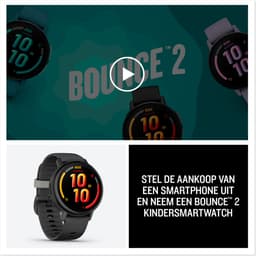 Garmin Bounce 2 - Smartwatch voor kinderen - 43 mm - AMOLED - Live locatie-tracking - Zwart — thumbnail 12
