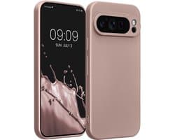 kwmobile metallic telefoonhoesje van TPU - geschikt voor Google Pixel 9 Pro - Flexible case voor smartphone - In metallic arctische bes