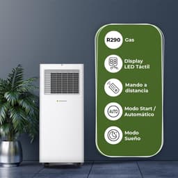 Draagbare Airconditioning 9000 BTU – Enkele Koeling met LED-Display en Afstandsbediening — thumbnail 4