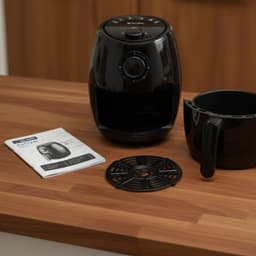 BluMill Mini Airfryer - Compacte Heteluchtfriteuse - Airfyer 2 Personen - 1000W - 2L — thumbnail 3