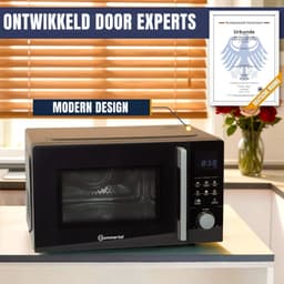 Sommertal 4-in-1 magnetron MW2200 25 l - Touch, grill, hete lucht, 8 programma's, timer tot 99 minuten, kinderslot, snelstart, rooster, knapperige pan — thumbnail 6
