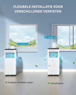 DailySupplies® Mobiele Airco - Airconditioning - Ventilatoren - Airco Zonder Afvoerslang - Wit — thumbnail 7