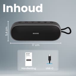 Auronic Bluetooth Speaker - Draadloze Muziek Box - 10 uur lang muziek luisteren - Extra Bass - Zwart — thumbnail 7