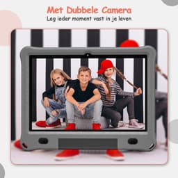 Olvy Kindertablet PRO - 6000 mAh - Vanaf 3 Jaar - 128GB - 4GB+4GB RAM - Ouder Control App - 10 Inch - Tablet - Tablet Kinderen & Volwassenen - Stevige Beschermhoes - 100% Kidsproof — thumbnail 12