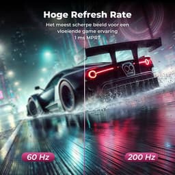 GAME HERO® 29.5 inch Curved Ultrawide Gaming PC Monitor - 200 Hz - 1ms — thumbnail 3