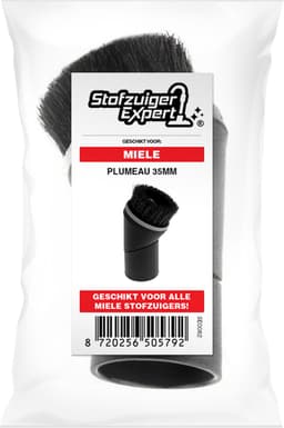 Plumeau Geschikt voor Alle Miele stofzuigers - Stofzuigerborstel - Hulpstuk Plumeau 35mm Alternatief Als Origineel - 1 op 1 pasvorm - 360 graden draaibaar voor extra gemak — thumbnail 2