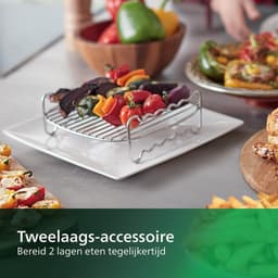 Airfryer XXL Party Master Accessoireset - Verchroomd Staal - Compatibel met HD965x HD976x HD986x - Philips (HD9950/00) — thumbnail 2