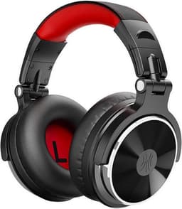 OneOdio Pro 10 - koptelefoon met microfoon - inklapbaar - muziek|studio|DJ (zwart/rood) — thumbnail 14