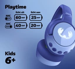 Fresh 'n Rebel Clam Junior - Koptelefoon kind - Kinder koptelefoon met Noise Cancelling - Draadloos (Bluetooth) & Bedraad – Inclusief Aux kabel (1m) - Starry Sky — thumbnail 2