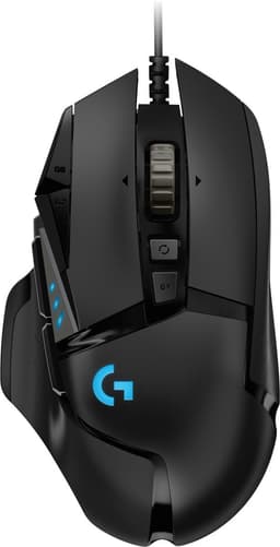 Logitech G502 HERO - Bedrade Gaming Muis - 25.600 DPI - Rechtshandig - Zwart — thumbnail 1