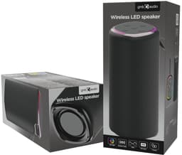 Gembird Bluetooth Speaker - LED Verlichting - 10W - Draadloos - Zwart — thumbnail 2