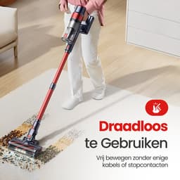 Golermo PowerSweep One – Draadloze Steelstofzuiger – 2-in-1 – 120W – 0.8L Zakloos – HEPA Filter – Accu – Voor Alle Vloeren — thumbnail 6