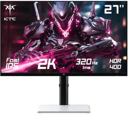 KTC H27E6 27 inch Gaming Monitor, 2560*1440 QHD Fast IPS-scherm, 320Hz verversingssnelheid, HDR 400, 1ms responstijd, FreeSync & G-Sync, 144% sRGB, VESA monteerbaar, 2*HDMI 2.1, 2*DP 1.4, 1*USB 2.0, 1*oortelefoon — thumbnail 11