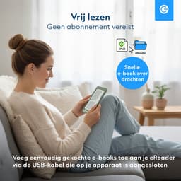 Silvergear eReader voor Kinderen 4.7 Inch - 4 GB - E-ink Scherm - EPUB en Meer - Educatief Vakantie Speelgoed - Reisspelletjes Kinderen Onderweg - E book Reader - Cadeau voor Jongens en Meisjes voor op Reis - 7, 8, 9, 10, 11, 12, 13, 14 Jaar - Groen — thumbnail 4