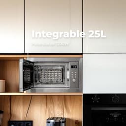 Inbouw Magnetron met Grillfunctie 25L Digitaal RVS Look — thumbnail 6