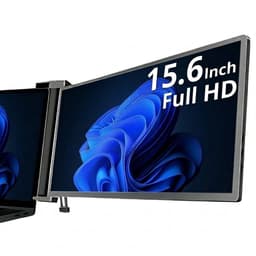 Portable Monitor Link 15.6" - Full HD IPS - 1-Kabel - Draagbare monitor voor laptop - Extra scherm laptop - Incl. Draagtas — thumbnail 1