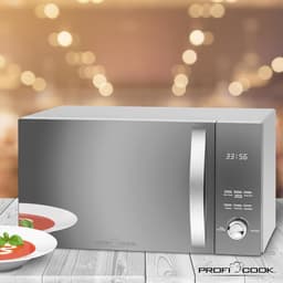 3-in-1 Magnetron met Hetelucht en Grill - 23 Liter RVS Oven tot 2300W — thumbnail 2