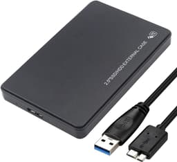 Geen demontage nodig USB 3.0 harde schijfbehuizing - harde schijf extern - harde schijf - USB 3.0 harde schijfbehuizing - 12*7,6*1,3 cm - Zwart - ABS — thumbnail 6