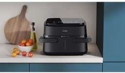 Philips 1000 Series Dual Basket Airfryer - NA150/00 - Dubbele Mand - Flexible Basket - 7.1L - Tot 5 Personen — thumbnail 14