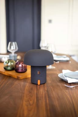 Kooduu Sensa PLAY - Bluetooth Speaker met SOUND BY JBL - Dimbare LED-lamp - Oplaadbare batterij - Inclusief docking station - Kleur Anthracite — thumbnail 7