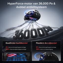 Roborock Saros 20 Sonic–Robotstofzuiger Met Dweilfunctie-VibraRise 5.0 dweilsysteem 4000 Trillingen/min-Digitale motor 36000 Pa&dubbel antiklitsysteem-AdaptiLift Chassis 3.0-Reactieve AI 3.0 obstakelherkenning-Pakt moeiteloos dikke tapijten aan,Wit — thumbnail 3