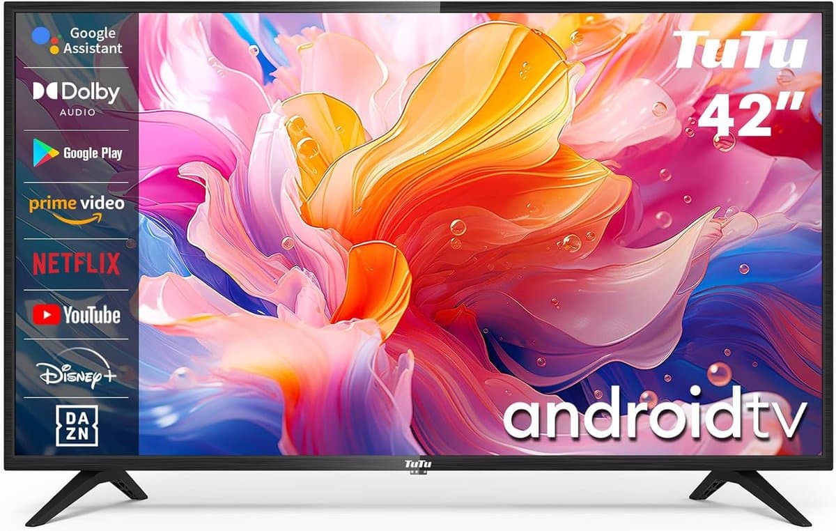 42 inch Smart TV (106 cm) Full HD Android TV met WiFi en Bluetooth - Geschikt voor APP Store — afbeelding 1