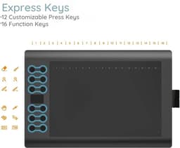 Nexvo® Digitaal Notitieblok - Grafische Tablet Met Tekenpen - Herbruikbare Notitieblok – ‎Zwart - 36cm x 24cm x 1cm — thumbnail 7