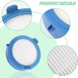 3 stuks stofzuigerfilterset voor AEG 8000 draadloze stofzuiger - 2 voormotorfilters + 1 hygiënische filter - wasbaar reguliere wisselfilter -voor thuis - kantoor - hotel — thumbnail 5
